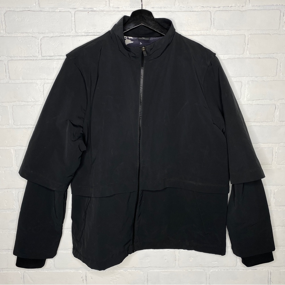 Nike Women's Shield Golf Black Vented Waterproof Jacket AV3702-010 Size XL